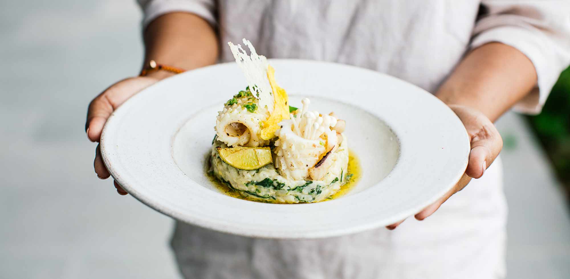 arvi restaurant at Amber Kampot luxury resort