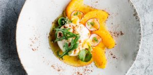 arvi restaurant at Amber Kampot luxury resort