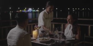 arvi restaurant at Amber Kampot luxury resort