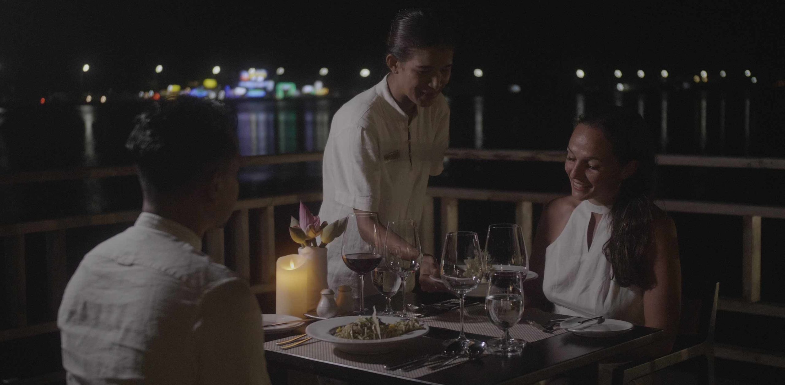 arvi restaurant at Amber Kampot luxury resort