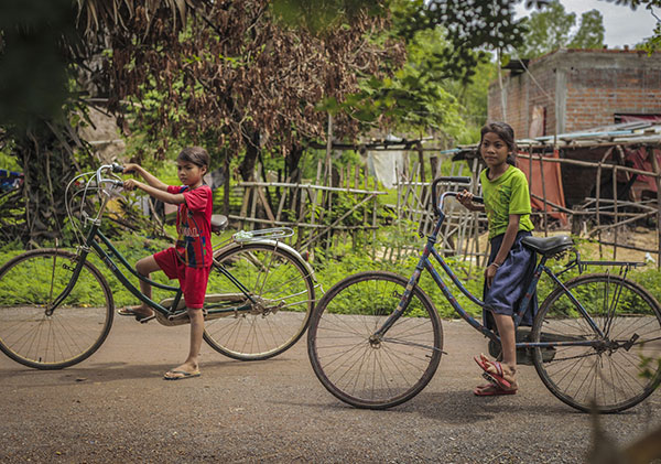 Cycling around Kampot, Cambodia